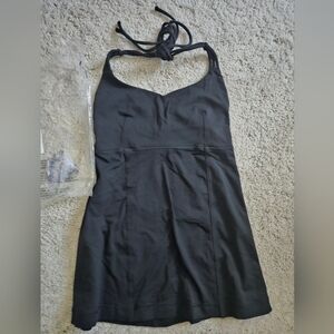 lululemon athletica Black Halter Tank Dress